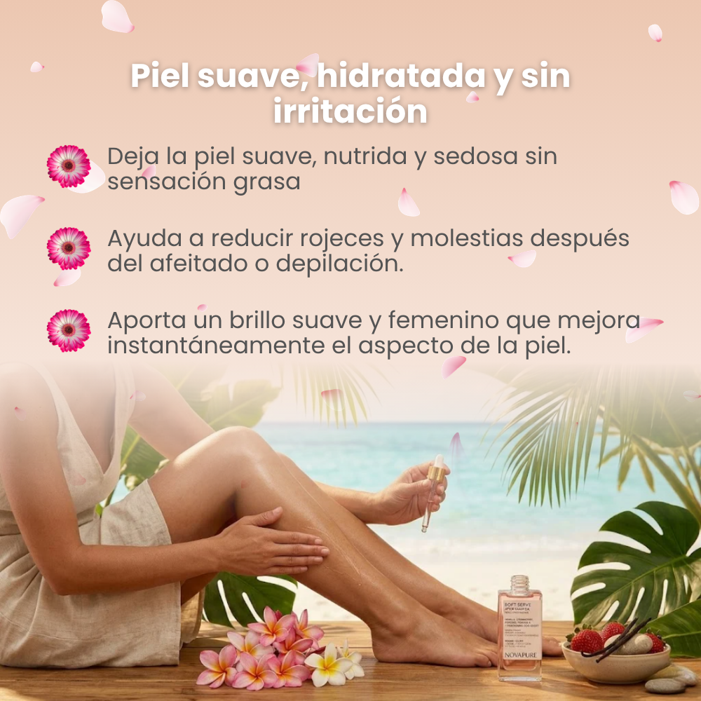 NovaPure® | Aceite After Shave- Brillo Suave y Piel Hidratada