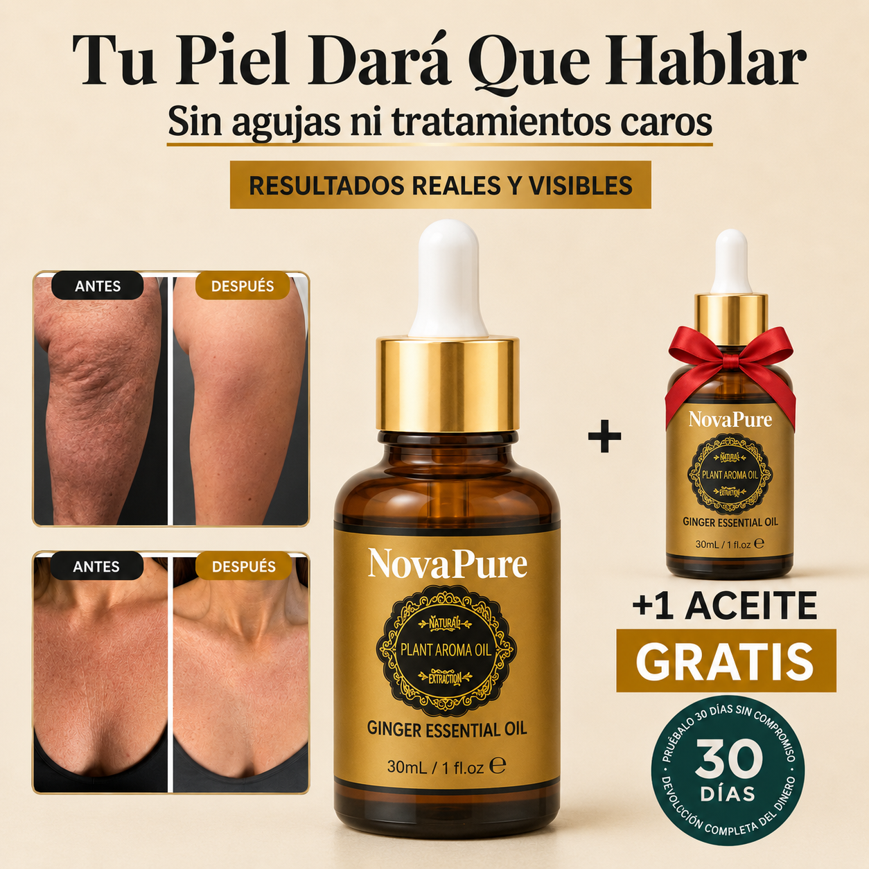 Redescubre la confianza con una piel más firme, suave y radiante